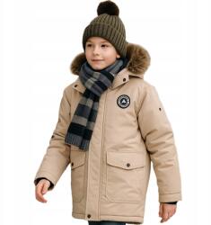 F-26 Bézs téli kabát Maximális meleg maximális kényelem 8 134 140 (YF-2013A1)