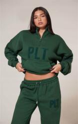 Prettylittlething zöld cipzáros tréning felső, Size 38