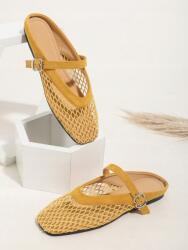 Shein A12102 Shein Hálós Balerina Cipő Csattal (45) 39 (SX25052953713778505)