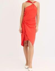 Bonprix 44/46 ruha, piros, testhezálló, poliészter, elasztán