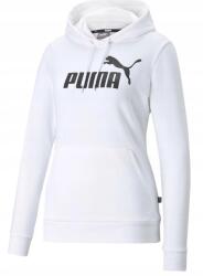 PUMA Női Pulóver, kapucnis, fehér, fekete, 68% pamut, 586791-02 (586791-02)