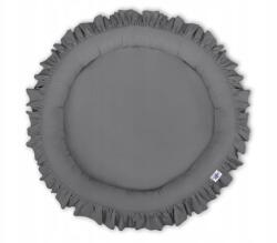 My Sweet Baby babafészek, fodrokkal, antracit, átmérő 90cm