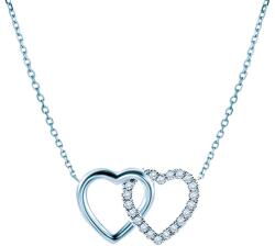 SAVICKI Колие със сърце, злато 585, бели диаманти, 0.06К, 42 см - savicki - 1 308,45 лв