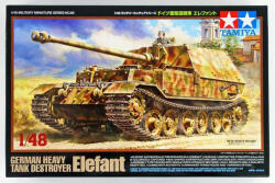 TAMIYA German Heavy Tank Destroyer Elefant 1: 48 makett harcjármű (300032589)
