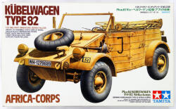 TAMIYA Kubelwagen Type 82 Africa Corps 1: 35 makett harcjármű (300035238)