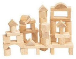 Woodyland - Fa építőkocka, 50 db (90650)