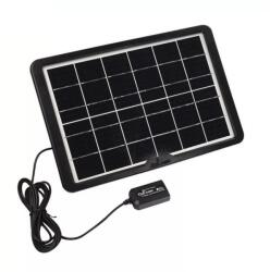 CcLamp Panou solar fotovoltaic portabil cu functie incarcare telefoane si intrare USB 4w : Putere - 4 W (CL-650)
