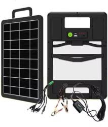 GDPLUS Panou solar 20W cu acumulator 2400mAh, portabil, cu cabluri de incarcare device-uri : Putere - 20W (GD-120S)