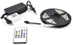 SAndowi Banda LED RGB autoadeziva cu functie de sunet, Bluetooth si telecomanda : Marime - 5 m (Q-ST50)