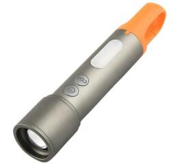 Andowl Lanterna LED cu luminozitate maxima 1000 m : Culoare - gri, Set - 2 buc (Q-D500-G-2)