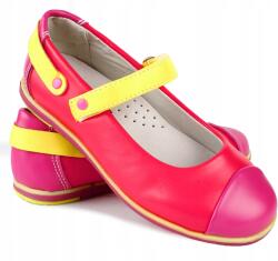 Apawwa rózsaszín balerina cipő, bőr talpbetét, Size 28 (C727)