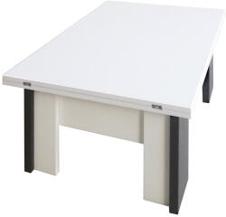 International Service Masuta extensibila Lerida, pal Alb striat/ Wenge, 900 x 650 x 440 mm*( extinsa 1800 x 650 x 780 mm ) Masa de cafea