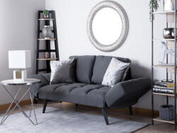 MAXISHOP Italia Collection Canapea extensibila cu 2 locuri BREKKE Gri inchis (474124) Canapea