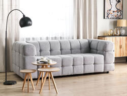 MAXISHOP Italia Collection Canapea cu 3 locuri MULLOLA Gri deschis (507252) Canapea