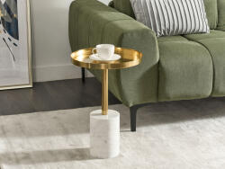 MAXISHOP Italia Collection Masa laterala CAMELO Metal Alb (492142)