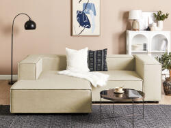 MAXISHOP Italia Collection Coltar modular cu 2 locuri APRICA In sintetic Bej Dreapta (486280) Canapea