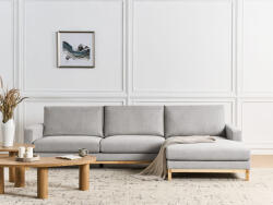 MAXISHOP Italia Collection Coltar cu 4 locuri SIGGARD Gri Stanga (566114) Canapea