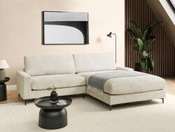 MAXISHOP Italia Collection Coltar cu 3 locuri MALOY Chenille Alb-murdar Stanga (490406) Canapea