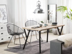 MAXISHOP Italia Collection Masa de dining BRAVO Maro deschis 140 cm 80 cm (474599)
