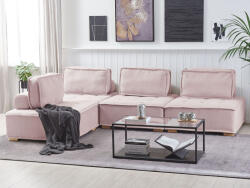 MAXISHOP Italia Collection Coltar modular cu 4 locuri TIBRO Roz Dreapta (480722) Canapea