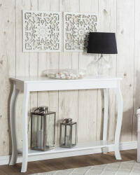MAXISHOP Italia Collection Masa consola HARTFORD Alb (472037)