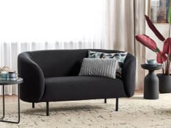 MAXISHOP Italia Collection Canapea cu 2 locuri LOEN Negru (506911) Canapea