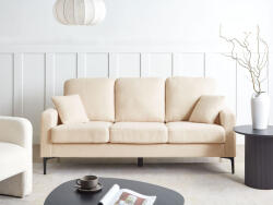 MAXISHOP Italia Collection Canapea cu 3 locuri GAVLE Boucle Bej (601052) Canapea