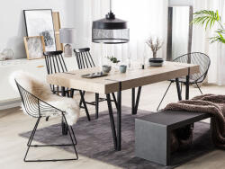 MAXISHOP Italia Collection Masa de dining ADENA Maro deschis 180 cm 90 cm (474582)
