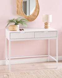 MAXISHOP Italia Collection Masa consola ADELAIDE Alb (659083)