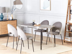 MAXISHOP Italia Collection Masa de dining GREYTON Alb 120 cm 70 cm (480325)