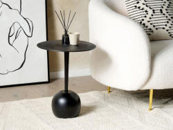 MAXISHOP Italia Collection Masa laterala EUCLA Metal Negru (485980)