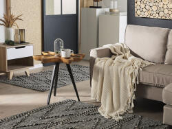 MAXISHOP Italia Collection Masa laterala ELSA Lemn de tec Maro (470474)