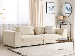 MAXISHOP Italia Collection Canapea cu 3 locuri LERMON Bej (488853) Canapea