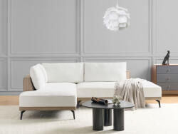 MAXISHOP Italia Collection Coltar cu 3 locuri MYKEN Alb-murdar Dreapta (561280) Canapea