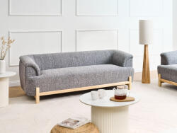 MAXISHOP Italia Collection Canapea cu 3 locuri ALNOR Gri inchis (654880) Canapea
