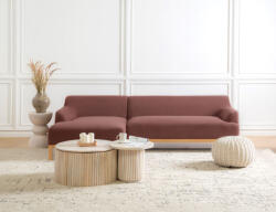 MAXISHOP Italia Collection Coltar cu 3 locuri SOSJO Bordo Dreapta (562268) Canapea