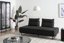 MAXISHOP Italia Collection Canapea cu 3 locuri FAXEN Negru (675978) Canapea