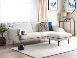 MAXISHOP Italia Collection Canapea cu 3 locuri TONSBERG Boucle Alb (488951) Canapea