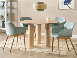 MAXISHOP Italia Collection Masa de dining ORIN Frasin deschis 120 cm 120 cm (487028)