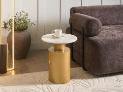 MAXISHOP Italia Collection Masa laterala ARIAGA Metal Auriu (492143)