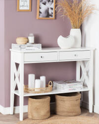 MAXISHOP Italia Collection Masa consola AVENUE Alb (474949)