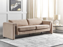 MAXISHOP Italia Collection Canapea cu 3 locuri MAUNU Catifea Nisipiu (490557) Canapea