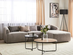 MAXISHOP Italia Collection Coltar cu 3 locuri SVANSELE Taupe Stanga (491081) Canapea