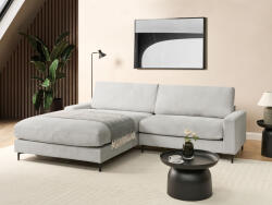 MAXISHOP Italia Collection Coltar cu 3 locuri MALOY Chenille Gri deschis Dreapta (490400) Canapea