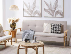 MAXISHOP Italia Collection Canapea extensibila cu 3 locuri TJORN Bej (479623) Canapea