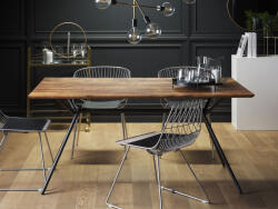 MAXISHOP Italia Collection Masa de dining AMSTERDAM Maro inchis 160 cm 90 cm (476443)