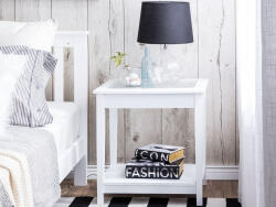 MAXISHOP Italia Collection Masa laterala ATTU Alb (474040)