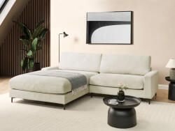 MAXISHOP Italia Collection Coltar cu 3 locuri MALOY Chenille Alb-murdar Dreapta (490403) Canapea