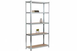 MAMUTEX Horganyzott fém állvány Mamutex Standard 1800x900x300 mm - 5 polc, teherbírás 875 kg