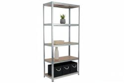 MAMUTEX Horganyzott fém állvány Mamutex Standard 200x90x60 cm - 5 polc, terhelhetőség 875 kg